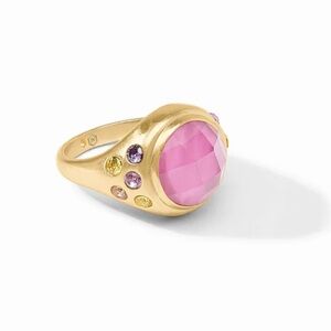 Julie Vos Rainbow Statement Ring Size 8